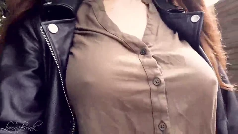 Nipple tits, milfed, outdoors milf