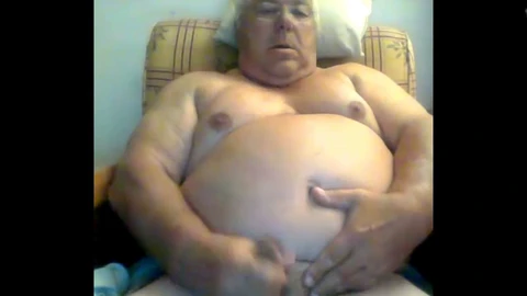 grandfather jizm on webcam