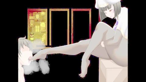 3dアニメーション, hd動画, 足入れ