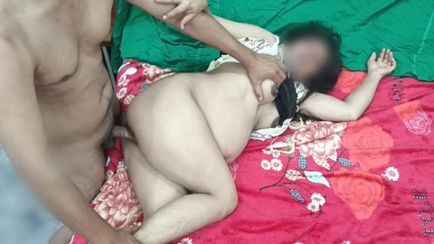 Belle-maman, maman chaude, enceinte-sexe 