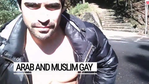Gay hunk, arabs, wolf