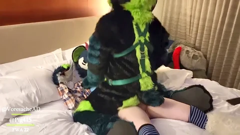 Furry sex, fursuit, murrsuit