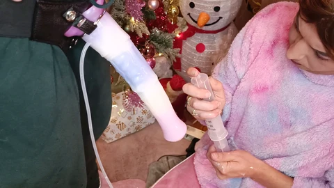 Shooting cum, feminization, christmas