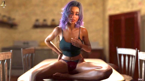 L'art de la séduction avec des gros naturels tentants, de l'action anale et un gameplay intense